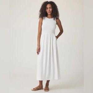 Splendid White Sleeveless Maxi Dress